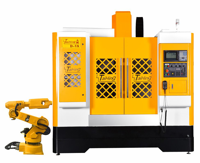 產(chǎn)品名稱：線軌機D-V8（法那科系統(tǒng)）—CNC850三軸線軌機(高速高精密零件立式加工中心機）